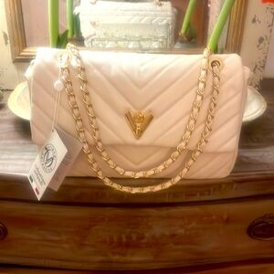 Orlandi Valentino cream purse